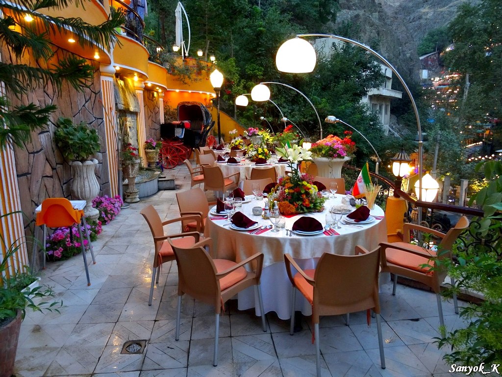 9637 Tehran Darband Paradise Garden restaurant Тегеран Ресторан Дарбанд Райский сад