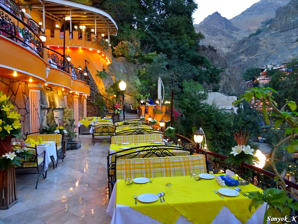 9639 Tehran Darband Paradise Garden restaurant Тегеран Ресторан Дарбанд Райский сад