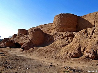 0014 Kashan Jalali castle and walls Кашан Замок Джалали и стены