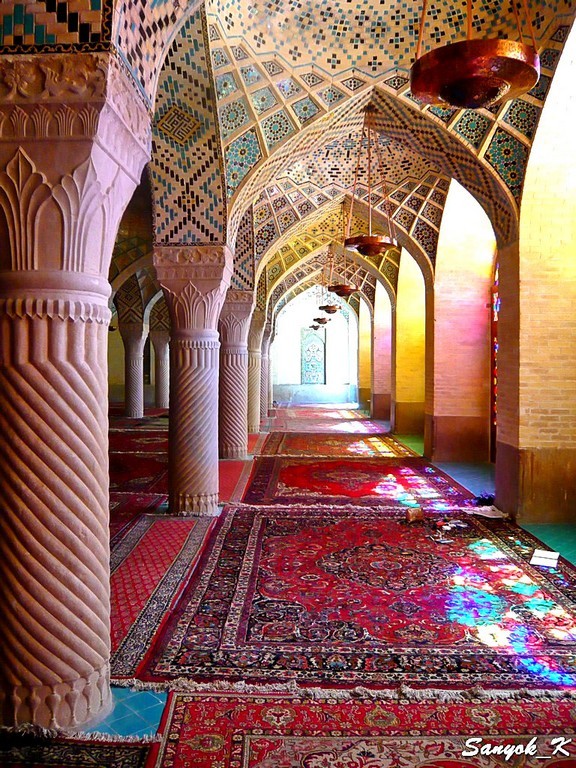 0551 Shiraz Nasir ol Molk Mosque Шираз Мечеть Насир ол Молк