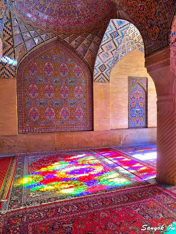 0554 Shiraz Nasir ol Molk Mosque Шираз Мечеть Насир ол Молк