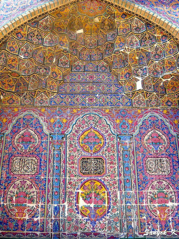 0562 Shiraz Nasir ol Molk Mosque Шираз Мечеть Насир ол Молк