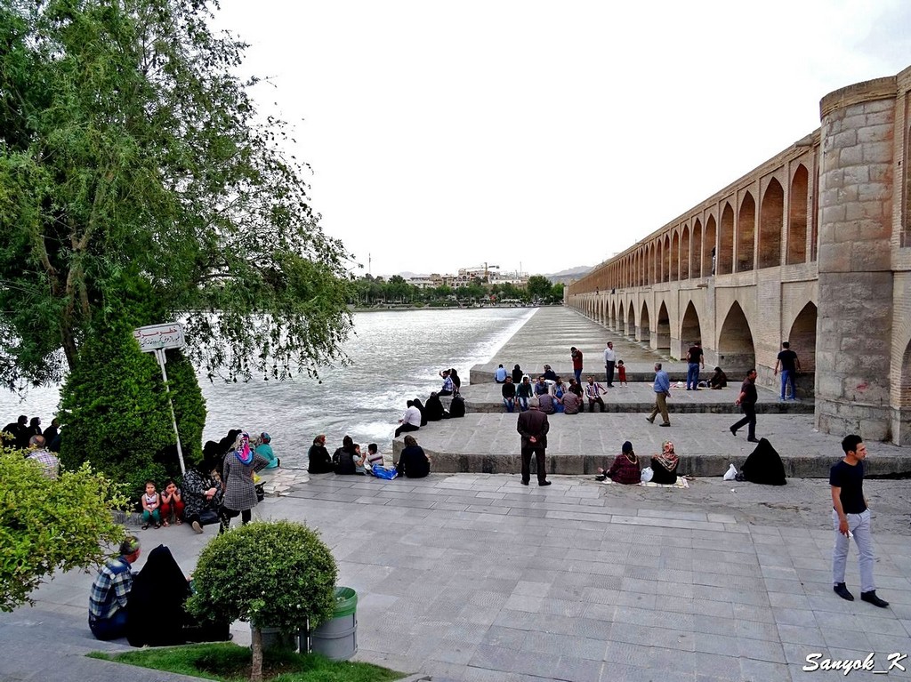 2384 Isfahan Si o seh pol Allahverdi Khan Bridge Исфахан Мост Си о се поль