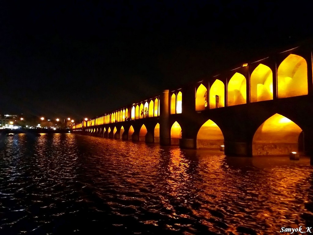2395 Isfahan Si o seh pol Allahverdi Khan Bridge Исфахан Мост Си о се поль