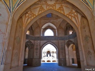 9630 Kashan Agha Bozorg mosque Кашан Медресе и мечеть Ага Бозорг